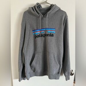 Patagonia men’s grey hoodie